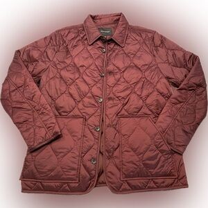 Banana Republic Quilted Woman’s Jacket Burgundy